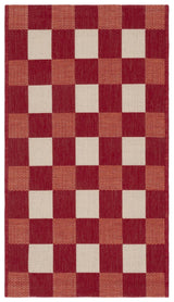 Safavieh Courtyard 2'-0" x 3'-7" Rug in Red / Beige