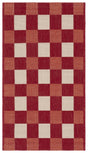 Safavieh Courtyard 2'-0" x 3'-7" Rug in Red / Beige