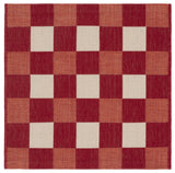 Safavieh Courtyard 2'-7" x 2'-7" Rug in Red / Beige