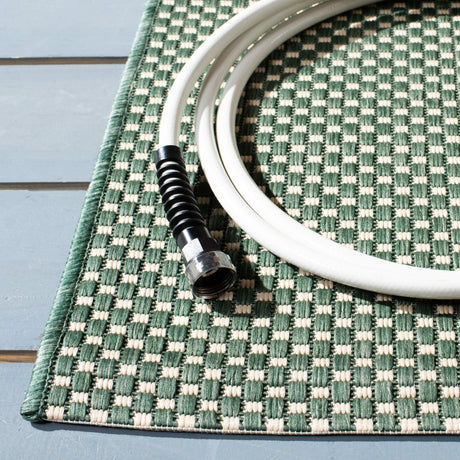 Safavieh Courtyard Cy6521 - 32221 Dark Green/Beige Rugs - Safavieh - cy6521 - 32221 - 2