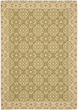 Safavieh Courtyard Cy6550 - 24 Green / Creme Rugs - Safavieh - cy6550 - 24 - 2