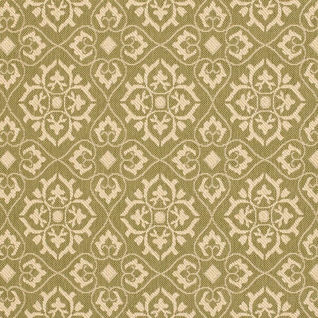 Safavieh Courtyard Cy6550 - 24 Green / Creme Rugs - Safavieh - cy6550 - 24 - 2