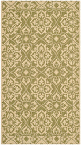 Safavieh Courtyard Cy6550 - 24 Green / Creme Rugs - Safavieh - cy6550 - 24 - 8r