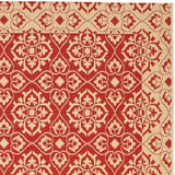 Safavieh Courtyard Cy6550 - 28 Red / Creme Rugs - Safavieh - cy6550 - 28 - 2