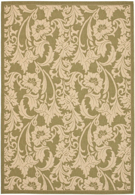 Safavieh Courtyard Cy6565 - 24 Green / Creme Rugs - Safavieh - cy6565 - 24 - 3