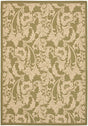 Safavieh Courtyard Cy6565 - 24 Green / Creme Rugs - Safavieh - cy6565 - 24 - 3