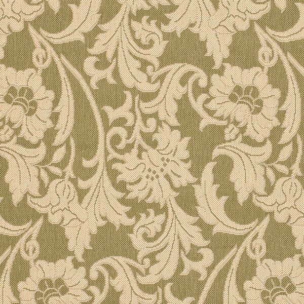 Safavieh Courtyard Cy6565 - 24 Green / Creme Rugs - Safavieh - cy6565 - 24 - 3