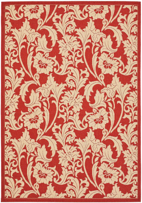 Safavieh Courtyard Cy6565 - 28 Red / Creme Rugs - Safavieh - cy6565 - 28 - 3