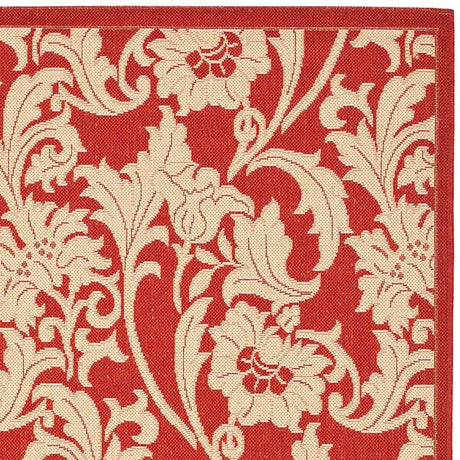 Safavieh Courtyard Cy6565 - 28 Red / Creme Rugs - Safavieh - cy6565 - 28 - 3