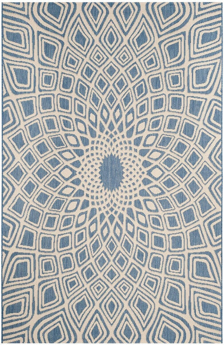 Safavieh Courtyard Cy6616 - 23321 Blue / Beige Rugs - Safavieh - cy6616 - 23321 - 2