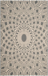 Safavieh Courtyard Cy6616 - 23621 Anthracite / Beige Rugs - Safavieh - cy6616 - 23621 - 2