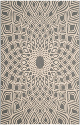 Safavieh Courtyard Cy6616 - 23621 Anthracite / Beige Rugs - Safavieh - cy6616 - 23621 - 2