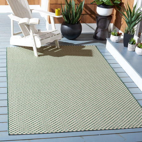 Safavieh Courtyard Cy6653 - 32221 Dark Green/Beige Rugs - Safavieh - cy6653 - 32221 - 2