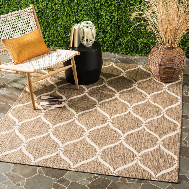 Safavieh Courtyard Cy6654 - 232 Brown/Beige Rug - Safavieh - cy6654 - 232 - 2