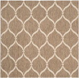 Safavieh Courtyard Cy6654 - 232 Brown/Beige Rug - Safavieh - cy6654 - 232 - 7r