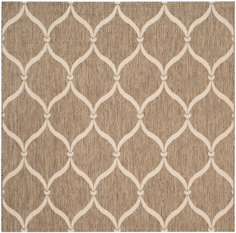 Safavieh Courtyard Cy6654 - 232 Brown/Beige Rug - Safavieh - cy6654 - 232 - 7r