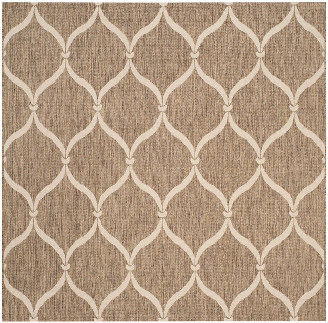 Safavieh Courtyard Cy6654 - 232 Brown/Beige Rug - Safavieh - cy6654 - 232 - 7r