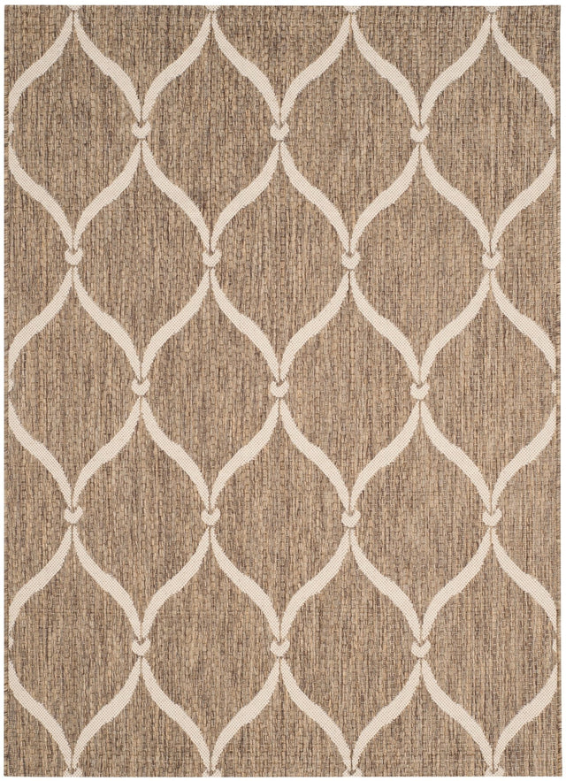 Safavieh Courtyard Cy6654 - 232 Brown/Beige Rug - Safavieh - cy6654 - 232 - 7r