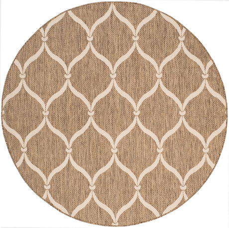 Safavieh Courtyard Cy6654 - 232 Brown/Beige Rug - Safavieh - cy6654 - 232 - 7r