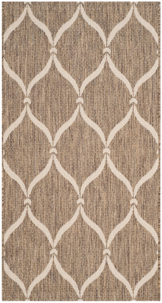 Safavieh Courtyard Cy6654 - 232 Brown/Beige Rug - Safavieh - cy6654 - 232 - 7r