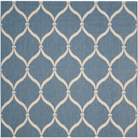 Safavieh Courtyard Cy6654 - 233 Blue/Beige Rug - Safavieh - cy6654 - 233 - 7r