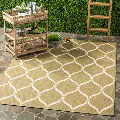 Safavieh Courtyard Cy6654 - 234 Green/Beige Rug - Safavieh - cy6654 - 234 - 2