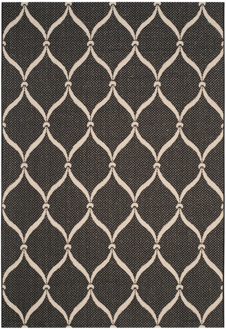 Safavieh Courtyard Cy6654 - 256 Black/Beige Rug - Safavieh - cy6654 - 256 - 2