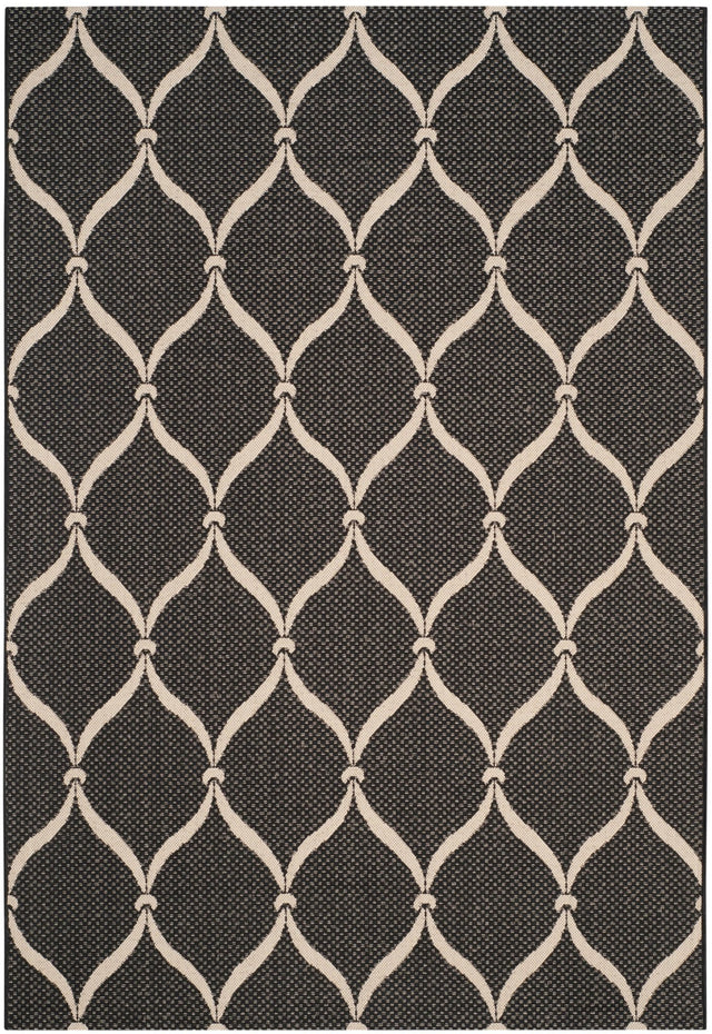 Safavieh Courtyard Cy6654 - 256 Black/Beige Rug - Safavieh - cy6654 - 256 - 2