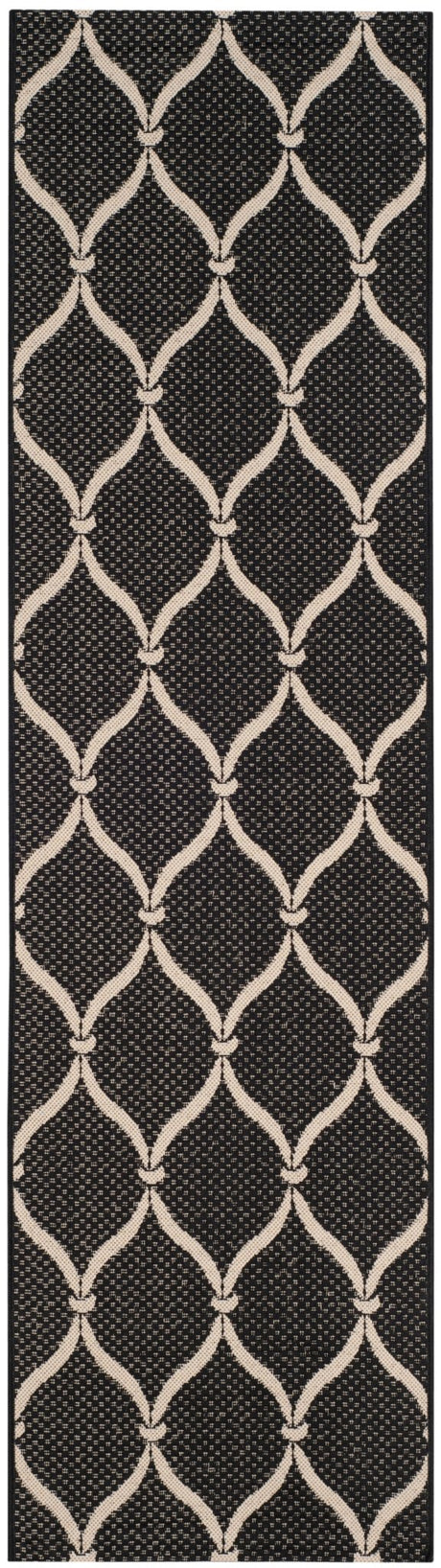 Safavieh Courtyard Cy6654 - 256 Black/Beige Rug - Safavieh - cy6654 - 256 - 28