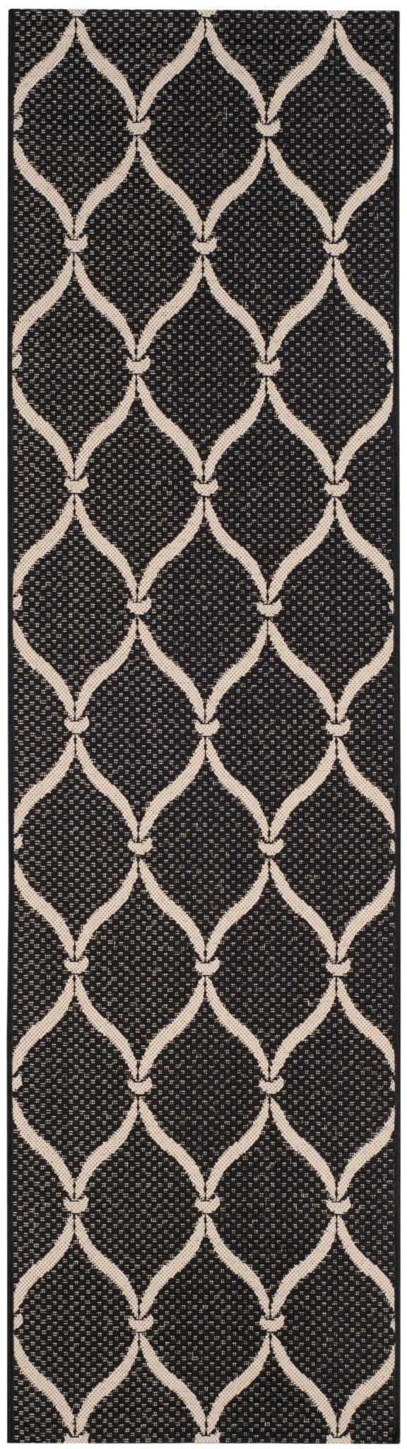 Safavieh Courtyard Cy6654 - 256 Black/Beige Rug - Safavieh - cy6654 - 256 - 28