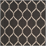 Safavieh Courtyard Cy6654 - 256 Black/Beige Rug - Safavieh - cy6654 - 256 - 7r