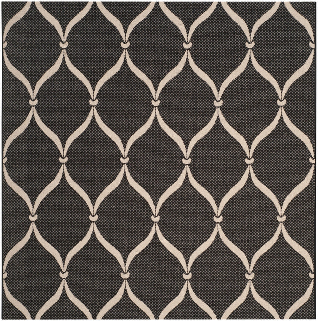 Safavieh Courtyard Cy6654 - 256 Black/Beige Rug - Safavieh - cy6654 - 256 - 7r