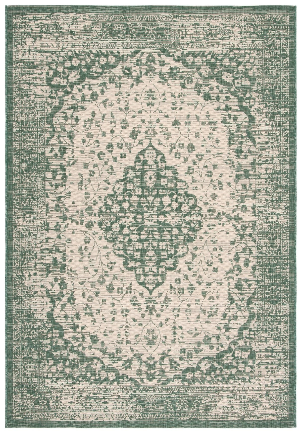 Safavieh Courtyard Cy6720 - 32212 Beige/Dark Green Rugs - Safavieh - cy6720 - 32212 - 2