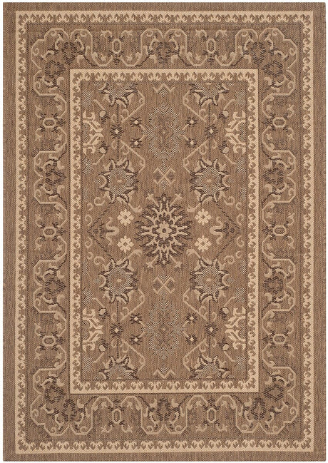 Safavieh Courtyard Cy6727 - 22 Brown / Creme Rugs - Safavieh - cy6727 - 22 - 38