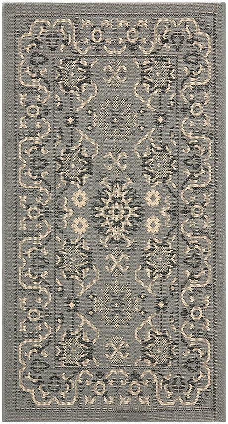 Safavieh Courtyard Cy6727 - 67 Grey / Cream Rugs - Safavieh - cy6727 - 67 - 2