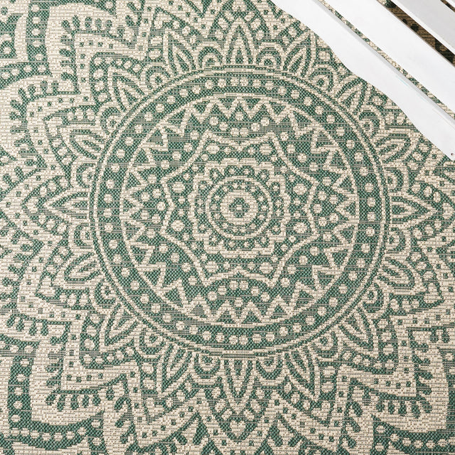 Safavieh Courtyard Cy6734 - 32212 Beige/Dark Green Rugs - Safavieh - cy6734 - 32212 - 2