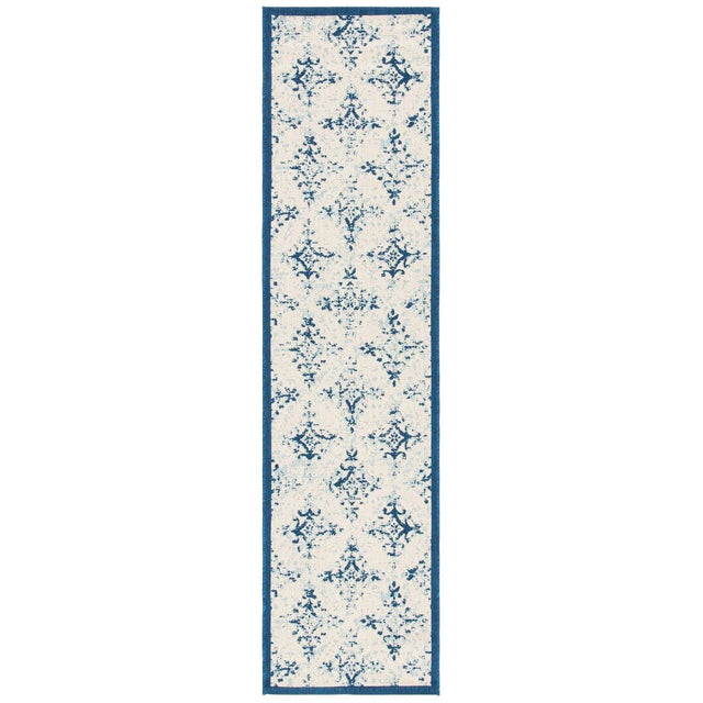 Safavieh Courtyard Cy6784 - 25812 Ivory/Navy Rugs - Safavieh - cy6784 - 25812 - 29