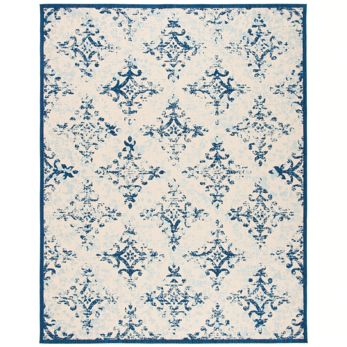 Safavieh Courtyard Cy6784 - 25812 Ivory/Navy Rugs - Safavieh - cy6784 - 25812 - 4