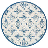 Safavieh Courtyard Cy6784 - 25812 Ivory/Navy Rugs - Safavieh - cy6784 - 25812 - 7r