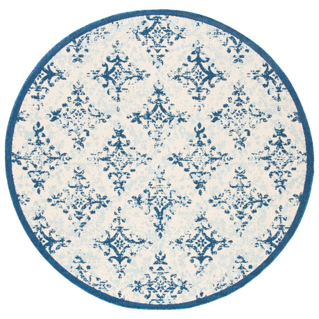 Safavieh Courtyard Cy6784 - 25812 Ivory/Navy Rugs - Safavieh - cy6784 - 25812 - 7r