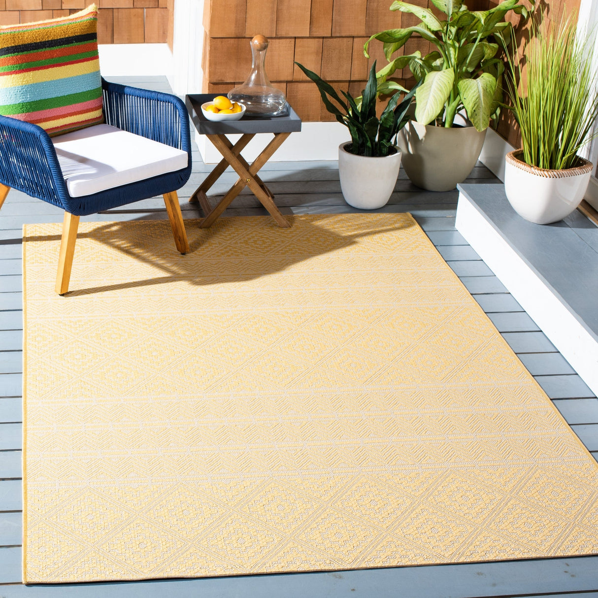 Safavieh Courtyard Cy6787 - 30621 Beige/Gold Rugs - Safavieh - cy6787 - 30621 - 2