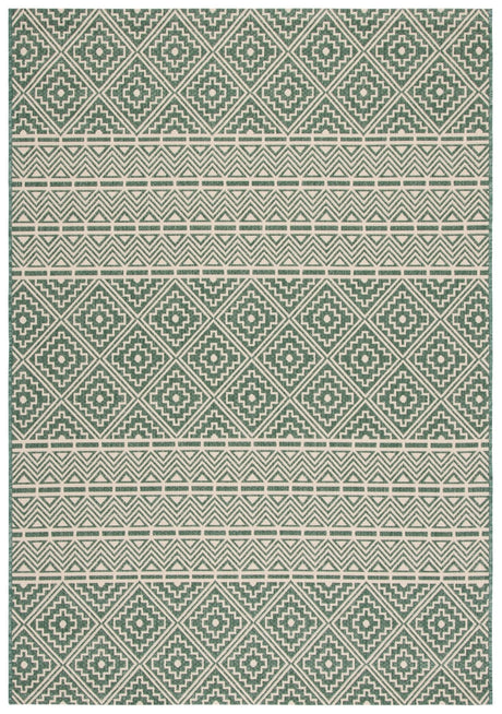 Safavieh Courtyard Cy6787 - 32221 Dark Green/Beige Rugs - Safavieh - cy6787 - 32221 - 2