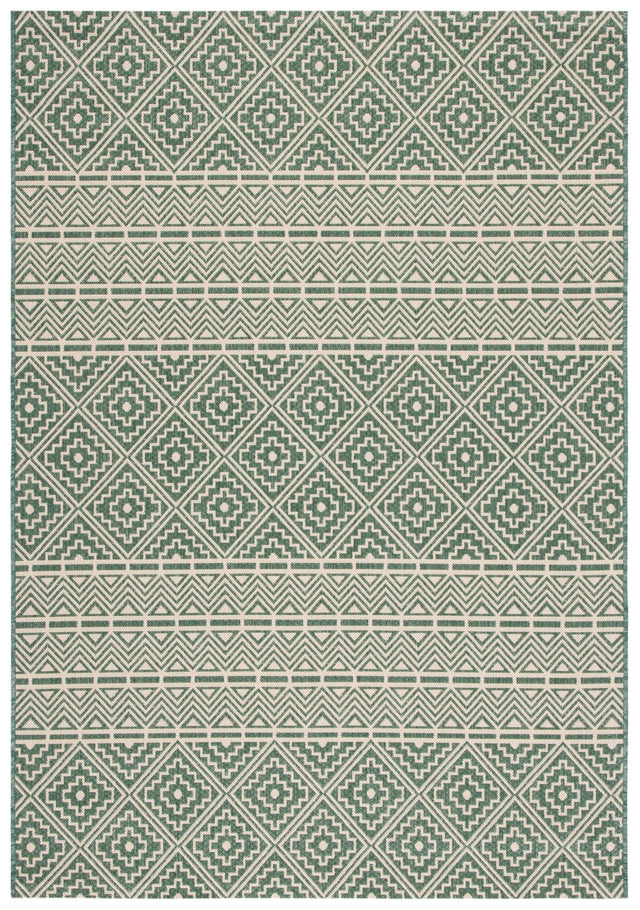 Safavieh Courtyard Cy6787 - 32221 Dark Green/Beige Rugs - Safavieh - cy6787 - 32221 - 2