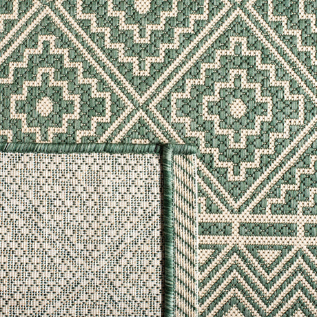 Safavieh Courtyard Cy6787 - 32221 Dark Green/Beige Rugs - Safavieh - cy6787 - 32221 - 2