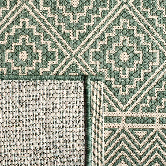 Safavieh Courtyard Cy6787 - 32221 Dark Green/Beige Rugs - Safavieh - cy6787 - 32221 - 2