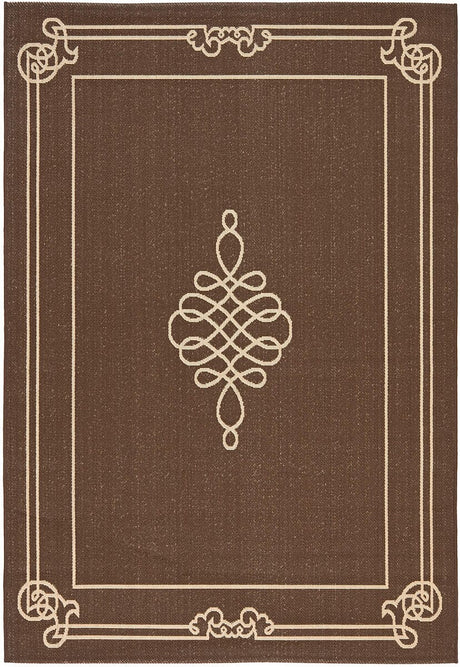 Safavieh Courtyard Cy6788 - 204 Chocolate / Cream Rugs - Safavieh - cy6788 - 204 - 2