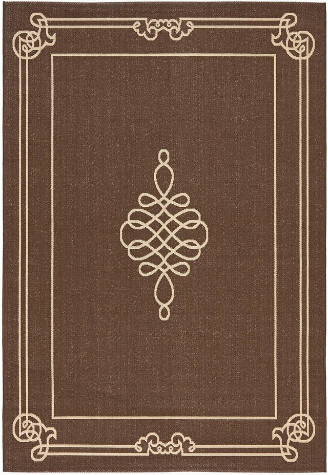 Safavieh Courtyard Cy6788 - 204 Chocolate / Cream Rugs - Safavieh - cy6788 - 204 - 2