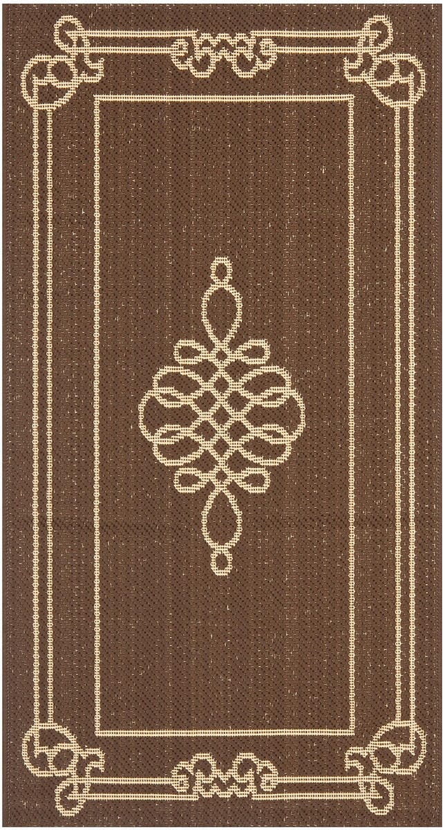 Safavieh Courtyard Cy6788 - 204 Chocolate / Cream Rugs - Safavieh - cy6788 - 204 - 27