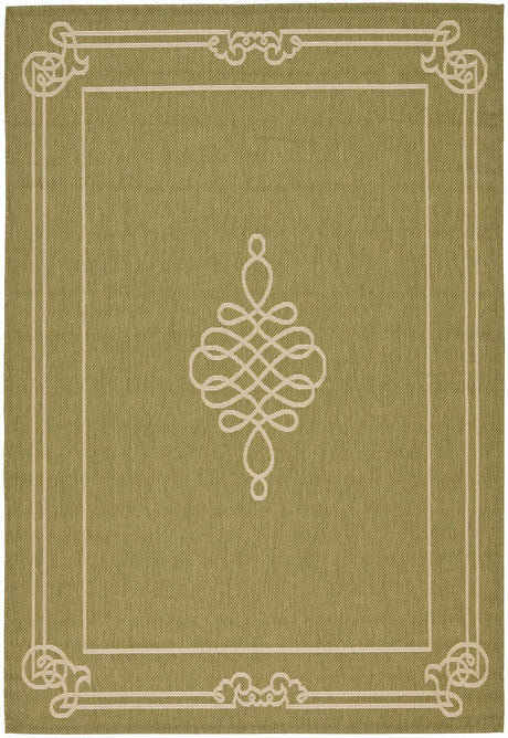 Safavieh Courtyard Cy6788 - 24 Green / Creme Rugs - Safavieh - cy6788 - 24 - 2