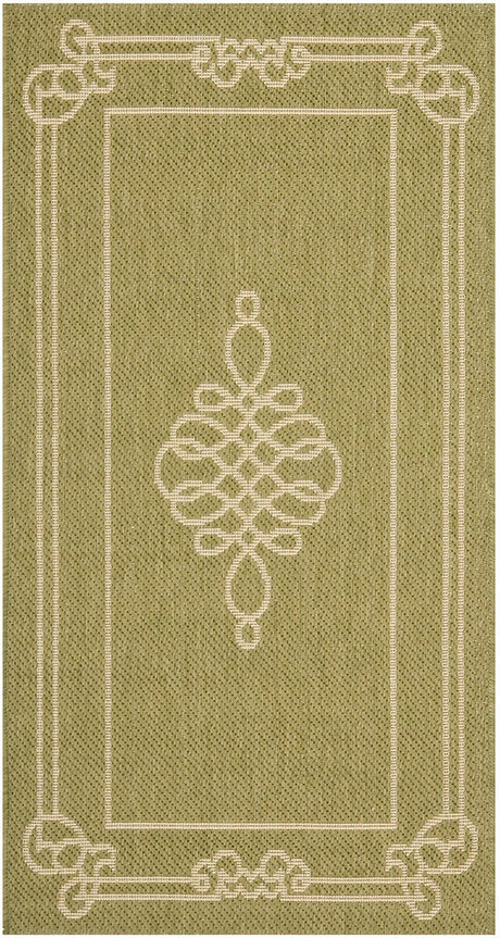 Safavieh Courtyard Cy6788 - 24 Green / Creme Rugs - Safavieh - cy6788 - 24 - 38